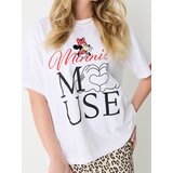 Sinsay Pamučna majica s printom Minnie Mouse | shoptok.hr