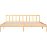  Posteljni okvir iz trdne borovine 200x200 cm, (20606100) | Shoptok.si