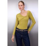 TRENDYOLMILLA ženski bodi Twoaw26Bd00004, maslinasto zelena | Eponuda.com