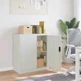 vidaXL arhivska omara svetlo siva 79x40x90 cm jeklo | Shoptok.si