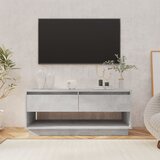Maison Chic TV omarica - TV stojalo - Televizijska omarica betonsko siva 102x41x44 cm iverna plošča, (21701611) | Shoptok.si
