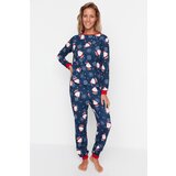 Trendyol Multicolored Christmas Themed Patterned Knitted Pajamas Set | shoptok.hr