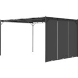  Vrtna sjenica s bočnim zastorom 4 x 3 x 2,25 m antracit | Eponuda.com