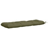  Jastučići za klupe VIANEN 2 kom. 100% poliester - Maslinastozelena 130 x 40 x 12 cm | shoptok.hr
