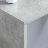  Stol za zid Betonski sivi 80 x 45 x 30 cm Konstruirano drvo | shoptok.hr