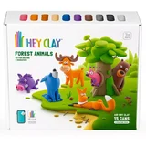 hej clay komplet iz plastelina - gozdne živali