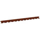 vidaXL Robovi trave 10 pcs 102 x 4 x 4 cm Jeklo Rjav, (5000301061) | Shoptok.si
