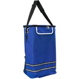 vidaXL Modra Aluminijasta cev, Oxford material, PP+EVA kolesa Zložljiv | Shoptok.si