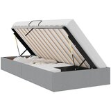  Otomanski krevet s pohranom Svijetlo siva 90 x 200 cm tkanina | shoptok.hr