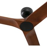 Faro 33806WT - Plafonski ventilator HEYWOOD S drvo/crna prečnik 90 cm WT + daljinski upravljač | Eponuda.com