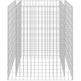  Gabionska sadilica od pocinčanog čelika 90 x 90 x 100 cm | shoptok.hr