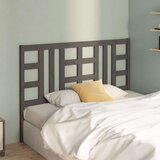  Uzglavlje za krevet sivo 166 x 4 x 100 cm od masivne borovine | shoptok.hr