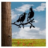 WALLXPERT decorative object figura bird on the branch 09 black | ePonuda.com