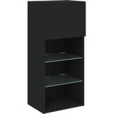 TV ormarići s LED svjetlima 2 kom crni 40,5x30x90 cm | shoptok.hr