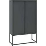 vidaXL Visoka komoda antracit 80 x 35 x 135 cm čelična | shoptok.hr