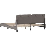  Okvir za krevet bez madraca smeđesivi 180x200 cm od tkanine | shoptok.hr