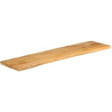 Stolna ploča 160x40x2 5cm od masivnog drva manga sa živim rubom | shoptok.hr