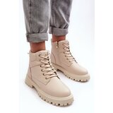 EVENTO PE1 Women's Zipper Fleece-Lined Boots Beige Gremiva | Shoptok.si
