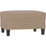 vidaXL Stolček za noge kapučino barve 70x55x41 cm umetno usnje | Shoptok.si