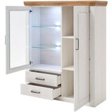 Livetastic VISOKA KOMODA, barve hrasta, barve pinije | Shoptok.si