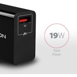Axagon hišni polnilec 1x USB-A QC3.0 19W | Shoptok.si
