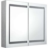  Kupaonski ormarić s ogalom siva boja betona 80x12x68 cm | shoptok.hr