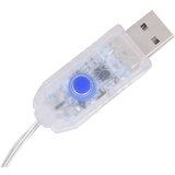 vidaXL Okrasne lučke zvezde in lune z daljincem 138 LED hladno bele | Shoptok.si