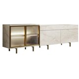 Hanah home TV polica Vienna Travertine Gold | Eponuda.com