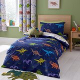 Catherine Lansfield Modra/bež otroška posteljnina za posteljico 120x150 cm Prehistoric Dinosaurs – | Shoptok.si