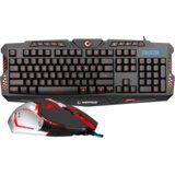  + miš gaming RAMPAGE KM-R77 black, USB, LED, US Layout, multimedia | Eponuda.ba
