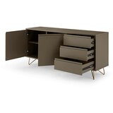 Livetastic ŠIROKA KOMODA, siva | Shoptok.si