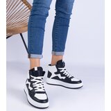 Gemre White-black women's sports sneakers Shadolina | Shoptok.si