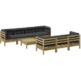  8-dijelni set vrtnih sofa s jastucima od impregnirane borovine | shoptok.hr
