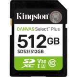  Micro SD card Kingston 512 GB SDCS3/512GB Class10 Canvas Select Plus SD adapter;100MBs Read,Class 10 UHS-I | Eponuda.ba