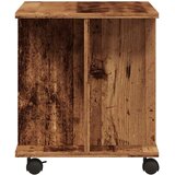 TV ormarić s kotačićima staro drvo 80x40x45cm konstruirano drvo | Eponuda.com