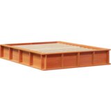  Konstrukcija postelje Voskast rjav 140 x 190 cm, (5000126041) | Shoptok.si