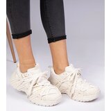 Gemre Beige sneakers with chunky sole Telda | Shoptok.si