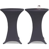  Rastezljivi Stolnjak 2 kom 70 cm Antracit boja | shoptok.hr