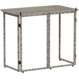  Sklopivi vrtni stol sivi 90x51x75 cm poliratan | Eponuda.com