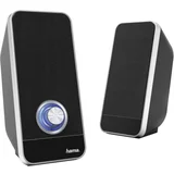 2.0 pc zvučnik žičani sonic LS-206 6 w crna, srebrna