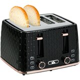 HOMCOM Opekač kruha – plastika – 29,3 D x 27,6 Š x 18,9 V cm – črna, (5000242784) | Shoptok.si