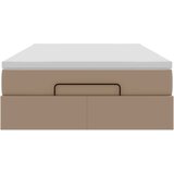  Okvir kreveta s madracem cappuccina 120x200cm umjetna koža | shoptok.hr