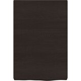  Kopalniški pult temno rjav 40x60x(2-6) cm obdelan trden les Cene