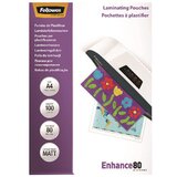 Fellowes žepki A4 za plastificiranje (216 x 303 mm), 80 mic, mat, 100 kosov | Shoptok.si