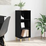 vidaXL Kreveta Crni hrast 32,5 x 34,5 x 90 cm Konstruirano drvo Cijene
