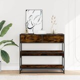  Konzolni stol boja hrasta 90x35x80 cm konstruirano drvo | shoptok.hr