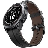 INF združljiv 22mm usnjen pašček za uro s hitro sprostitvijo za garmin fenix black, (5000090687) | Shoptok.si