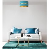  duolla - plafonsko svetlo duo 1xE27/40W/230V prečnika 40 cm tirkizno/zlatno | Eponuda.com