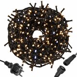 springos set božićnih lampica Flash, 500 LED, 28,5 m, toplo bijela + flash hladno bijela | shoptok.hr