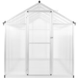 vidaXL Rastlinjak iz aluminija 302x190x195 cm 11,19 m³ | Shoptok.si